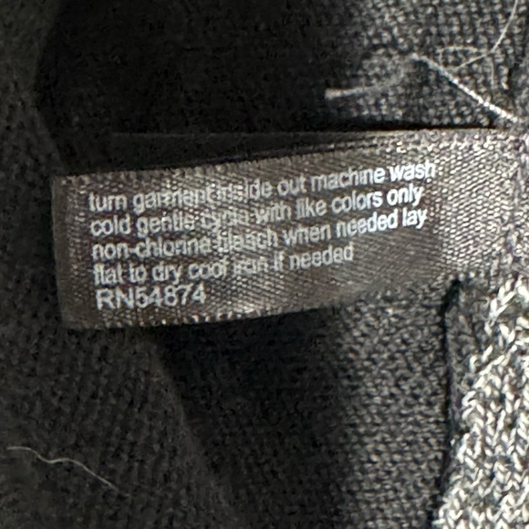 Women’s The Limited Black Gray Tunic Sweater XS - Picture 3 of 3